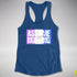 Assume Nothing Drag Pride Flag Racerback Tank - Royal